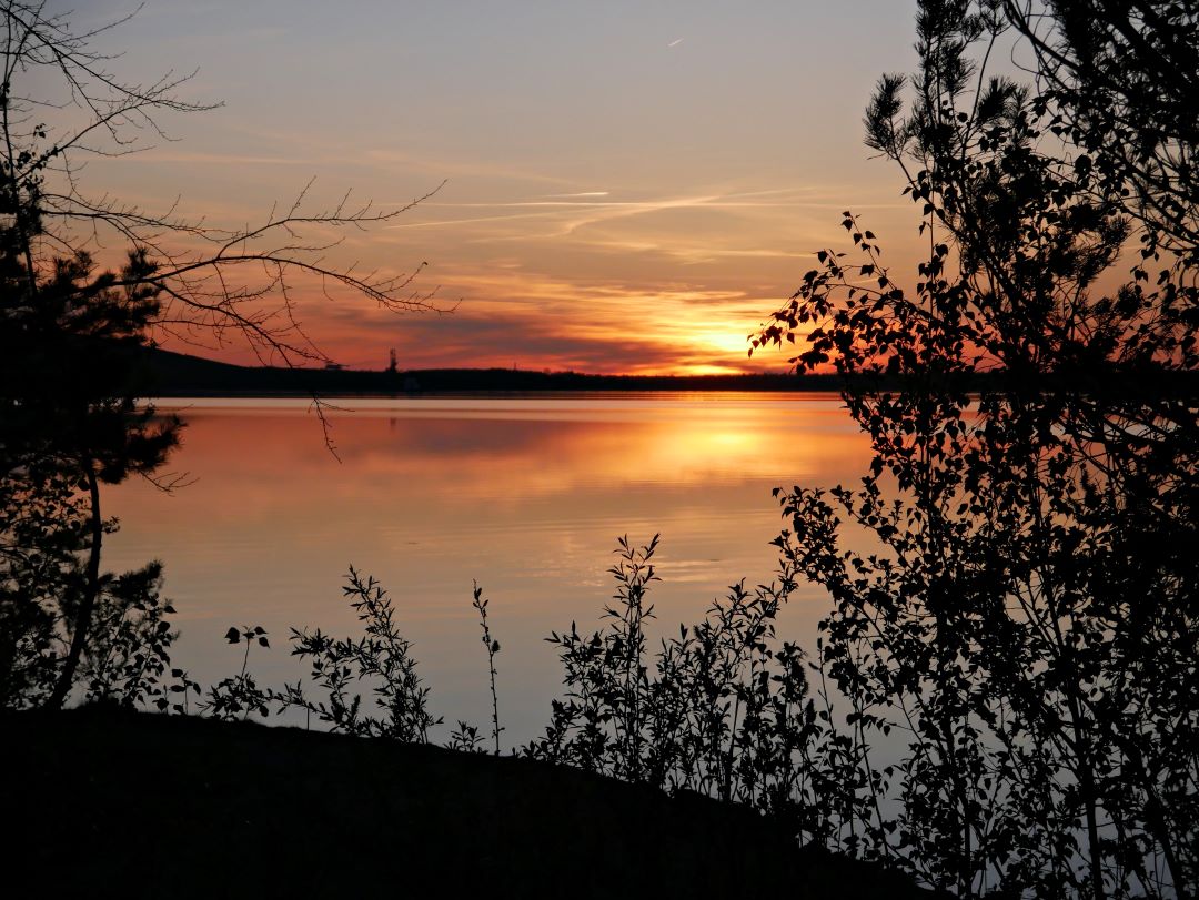 Ein Packraft ist riesig – Störmthaler See