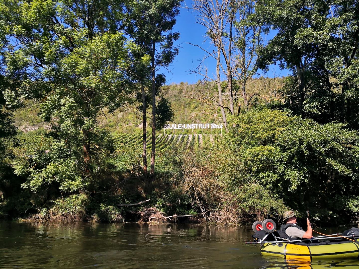 Zwei Tage auf der Saale von Jena nach Naumburg